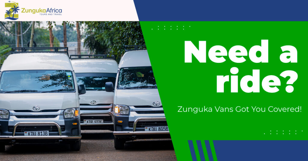 Nairobi national park tour van charges