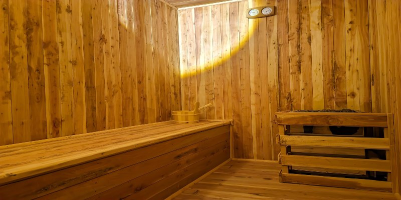 Sauna room included in the 1-Day Valentine’s Package at Peaks Hotel Nanyuki for a romantic and relax