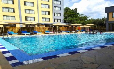 Swimming pool at Peaks Hotel Nanyuki included in the 1-Day Valentine’s Package for a romantic and re