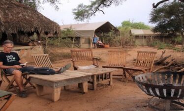 3 Days in Samburu: An Unforgettable Family Safari Adventure featuring a view of a safari basecamp and wildlife landscape
